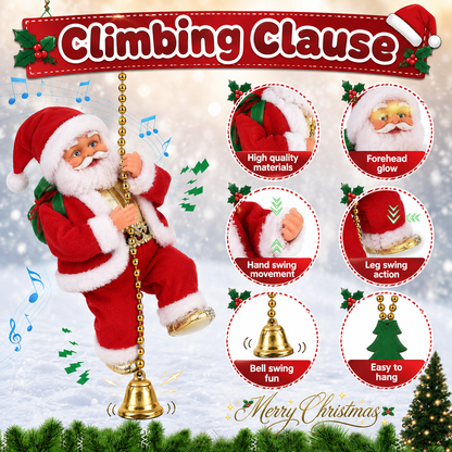 🎅 The Climbing Claus | A Little Christmas Magic in Motion