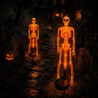 🎃 Halloween Early Bird Sale 🔥💀 Solar Skeleton Yard Stake