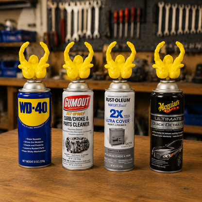 WD-40 Fun Nozzle Attachment™ – Creative Spray Can Upgrade Tool Accessory for DIY Lovers