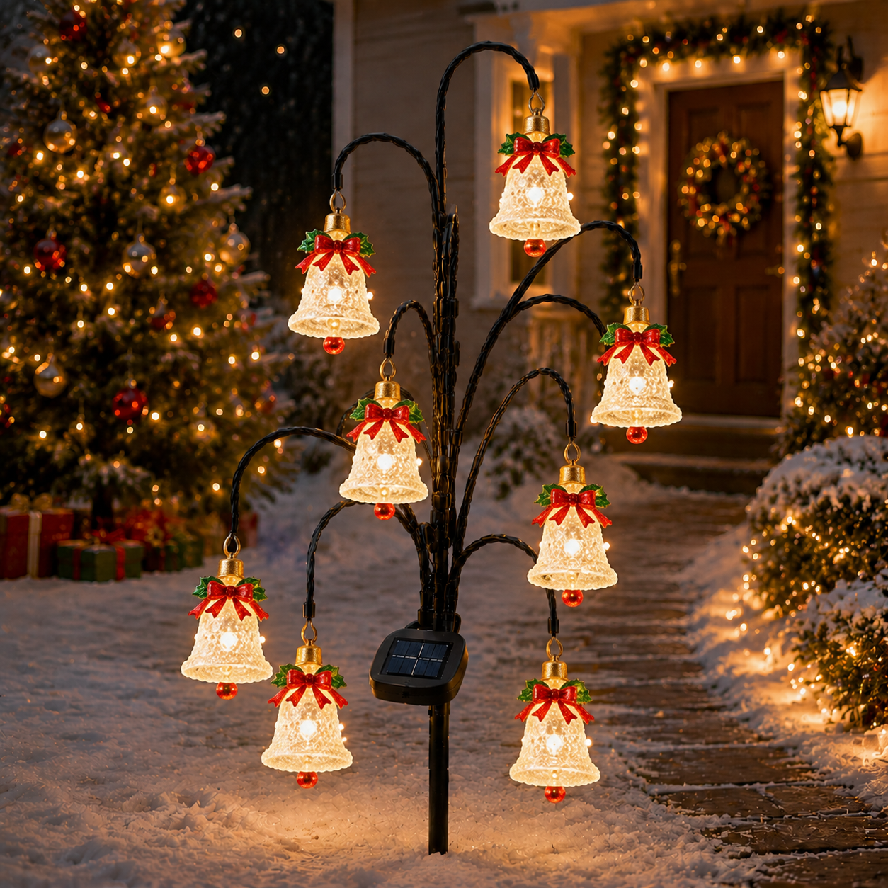Mini Bow Christmas Tree Lights