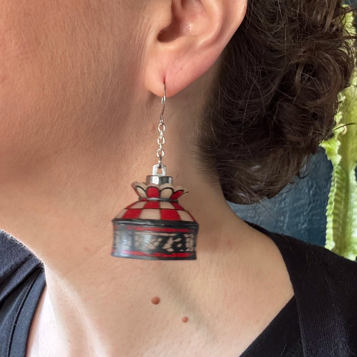 The Vintage Pizza Parlor Lamp Earrings