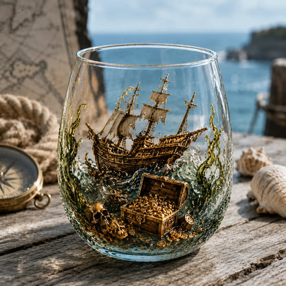 The Kraken Pirate Glass Collection — 7-Piece Legendary Ocean Treasure Set🔥🔥🔥