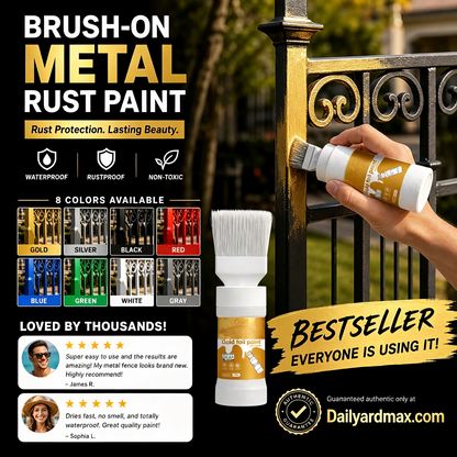 ⏳Time-Limited Special⏰Refresh paint surfaces in one simple spray!✨🏠Water-Based Metallic Silver Paint with Built-in Brush💥👍