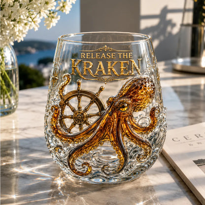 The Kraken Pirate Glass Collection — 7-Piece Legendary Ocean Treasure Set🔥🔥🔥