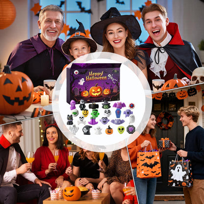 🎃👻Halloween Advent Calendar 2026|24 Days Mochi Squishy Toys Countdown Calendar for Kids