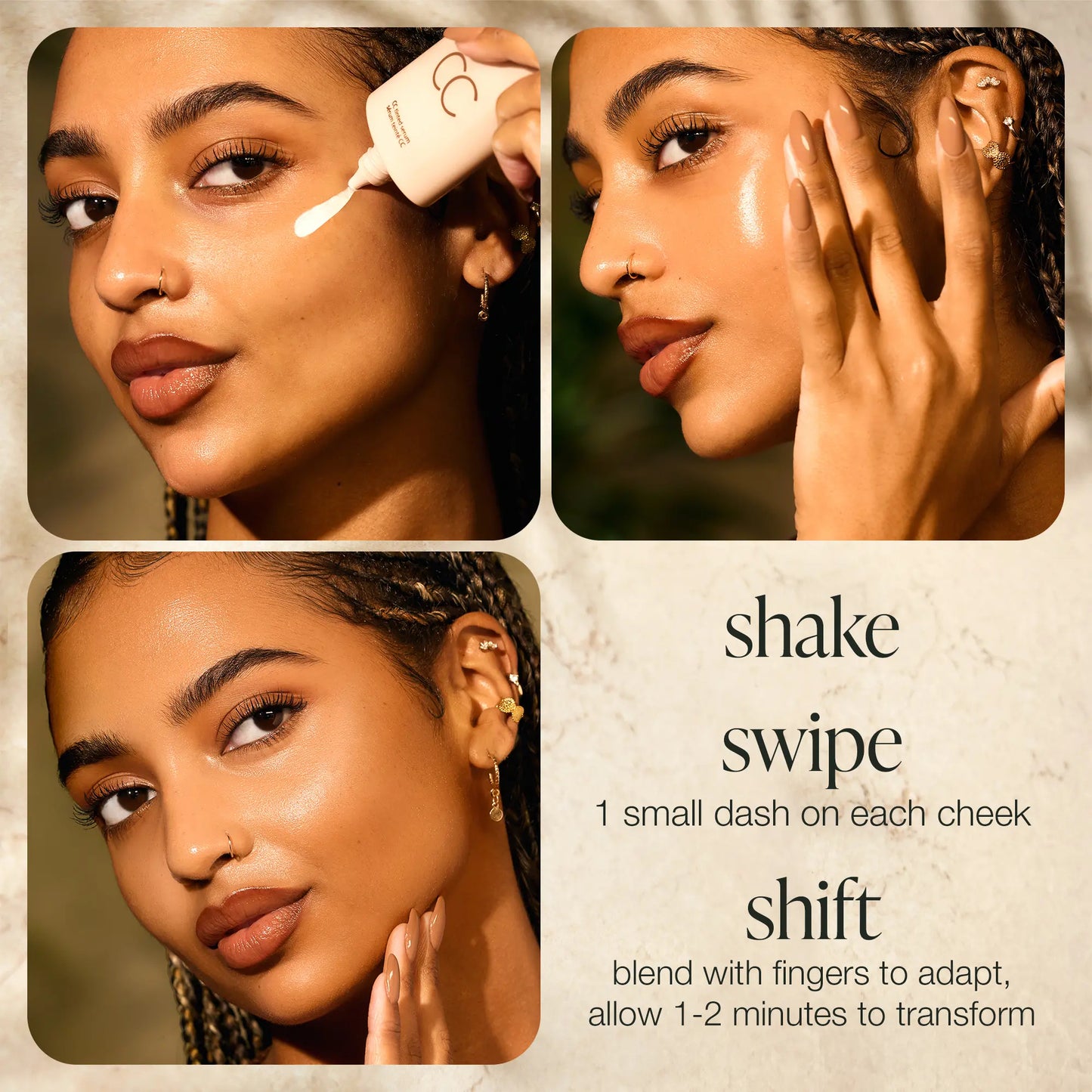 ✨HOLIDAY GLOW UP: CC COLOR-CORRECTING TINTED SERUM + SPF 30 POWDER — THE LAZY GIRL'S SECRET TO FLAWLESS SKIN!✨