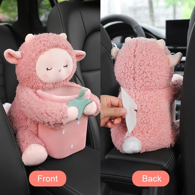 😍 Cute Plush Doll Tissue Box