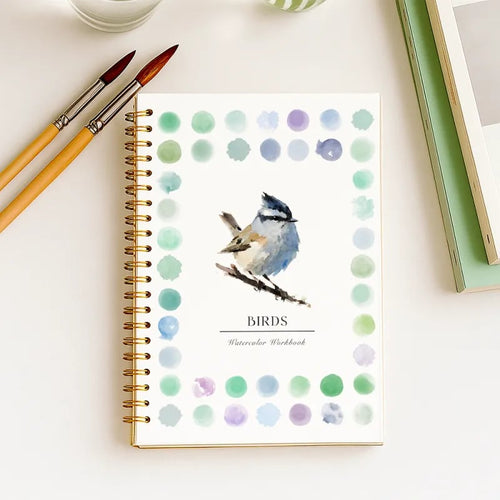 🔥Christmas Sale🎁 🖼️Beginner-Friendly💕 Watercolor Workbook