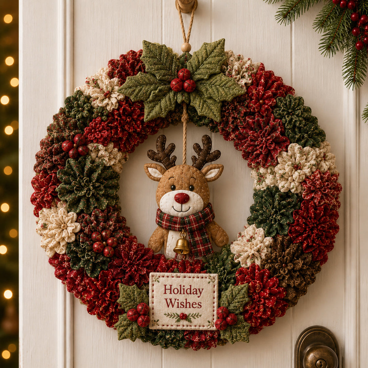 🔥 3D Fabric Poke Wreath DIY Kit