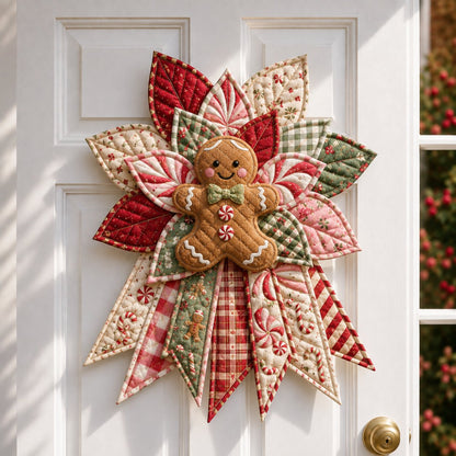 🎉 Holiday Celebration 🎄 – Festive Quilted Christmas Door Hanging DIY Sewing Kit