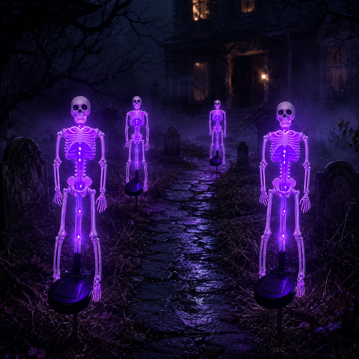 🎃 Halloween Early Bird Sale 🔥💀 Solar Skeleton Yard Stake