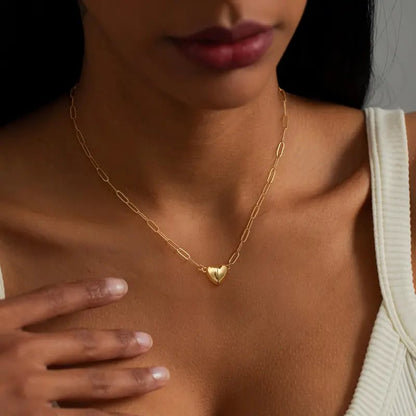 🔥🌹✨Stainless steel Heart Shape Pendant Magnetic Necklace