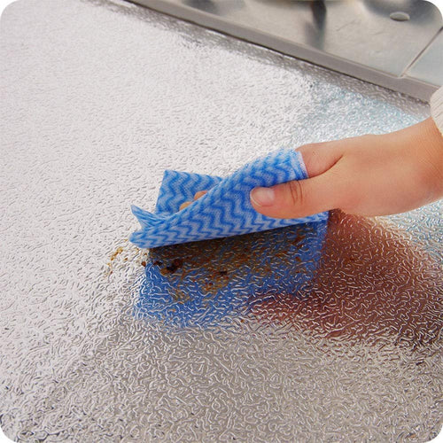 Waterproof Oil-Proof Peel and Stick Wallpaper Aluminum Foil Self Adhesive Wall Sticker 🛠️🏠