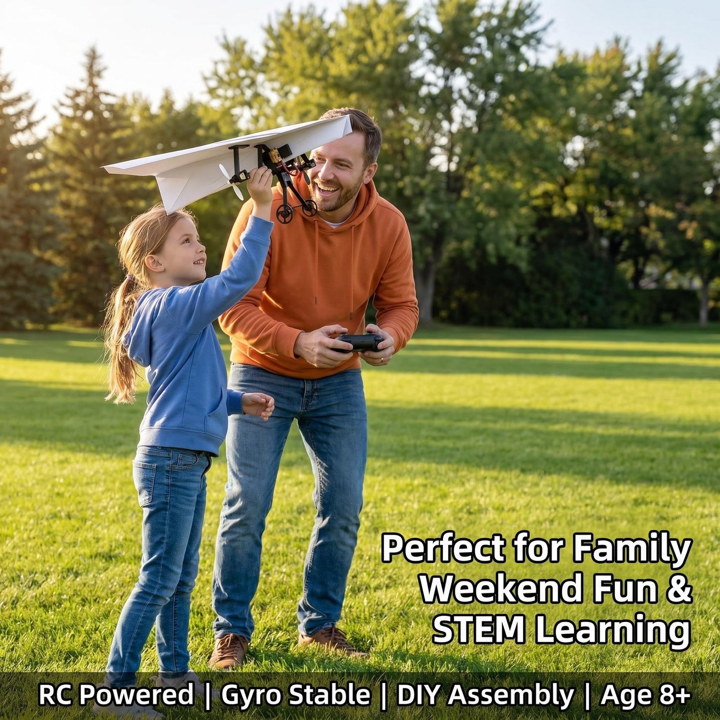 🛩️Parent-Child DIY RC Paper Plane Kit – Build, Learn & Fly Together