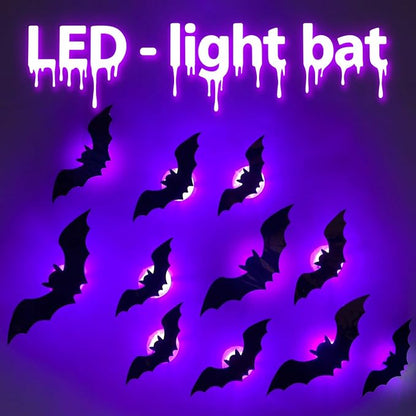 Halloween 3D Lighted LED Flashing Bats 🦇 | Buy 2 Get 1 FREE Limited Time Offer