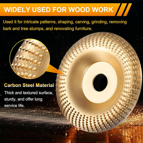 🛠️Heavy-Duty Wood Carving Disc Set (3PCS)