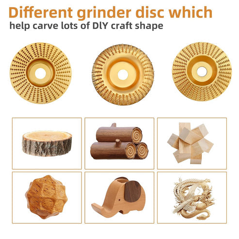 🛠️Heavy-Duty Wood Carving Disc Set (3PCS)