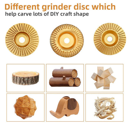 🛠️Heavy-Duty Wood Carving Disc Set (3PCS)