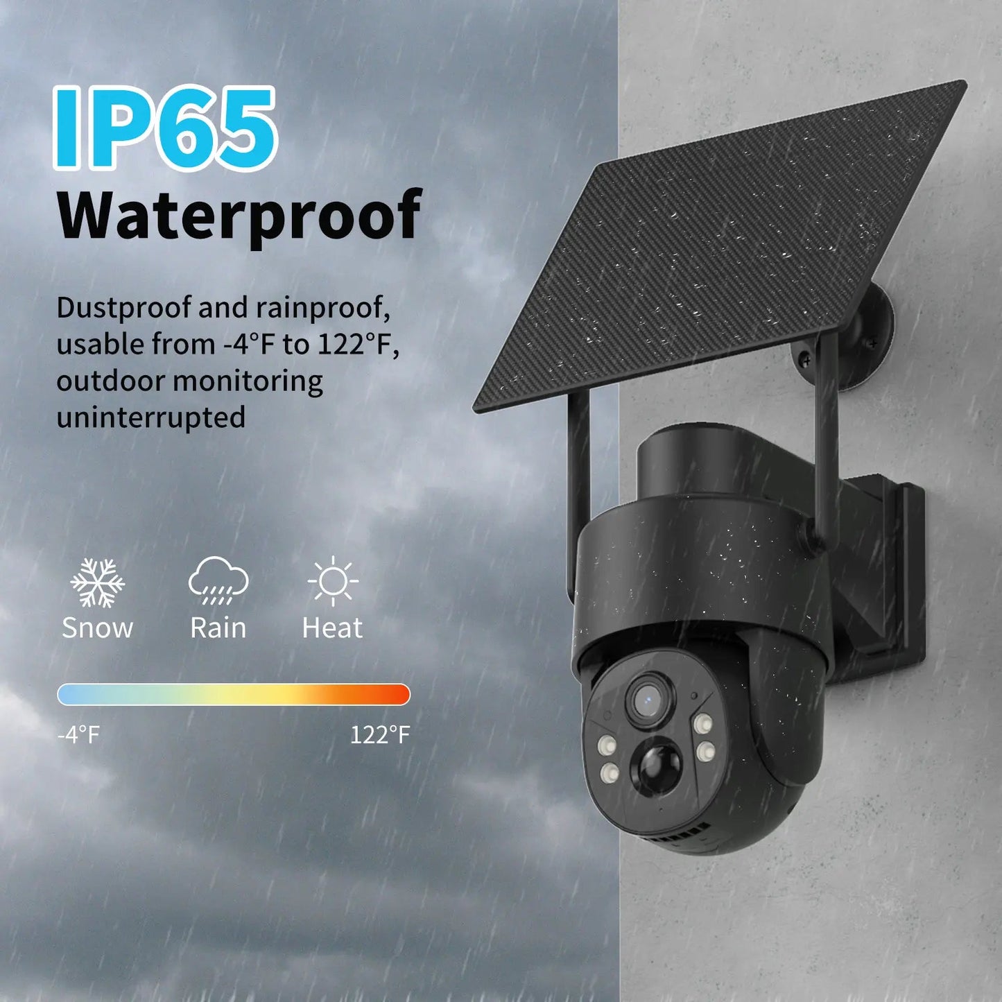 🏠Solar Powered 4G Security Camera