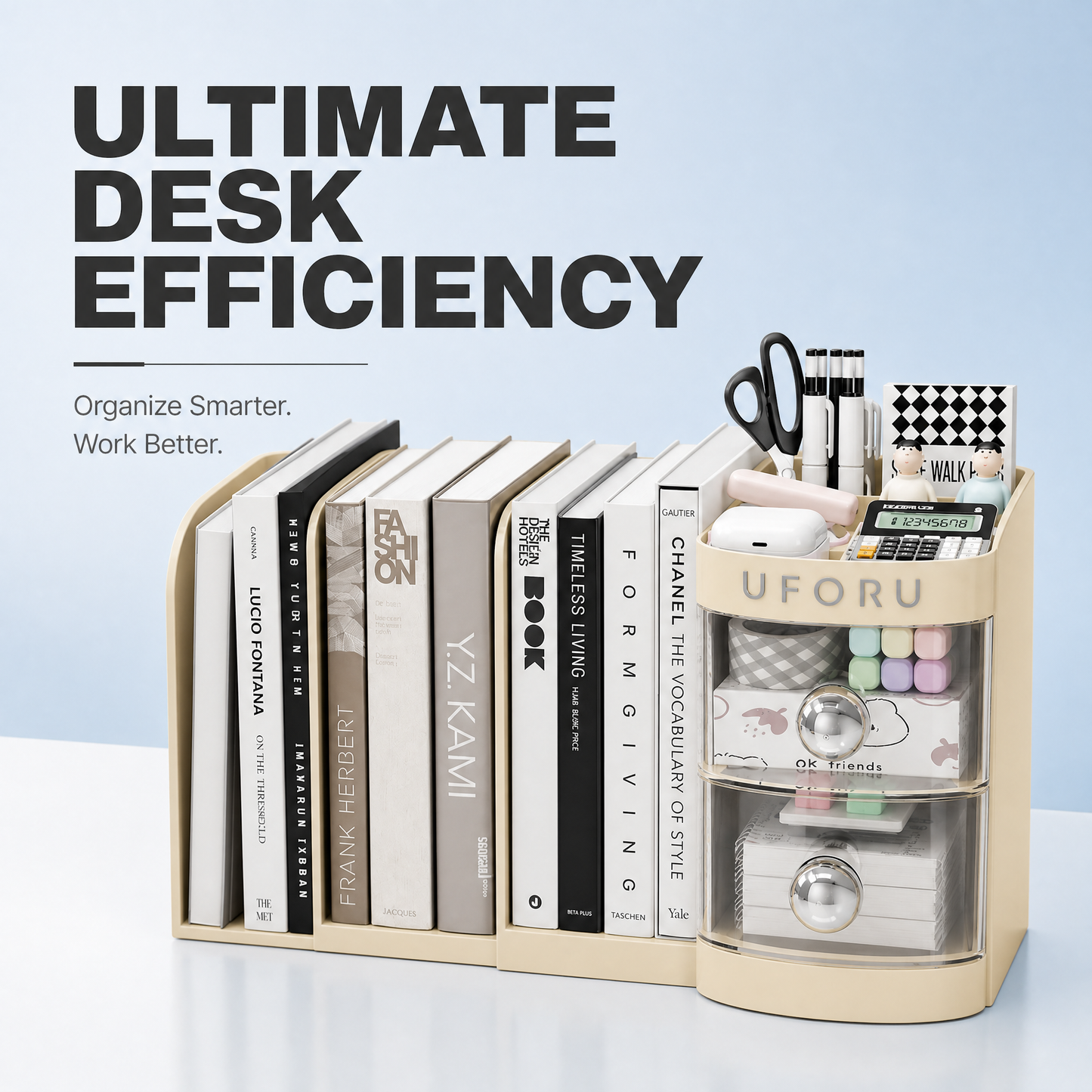 Adjustable Bookshelf Desktop