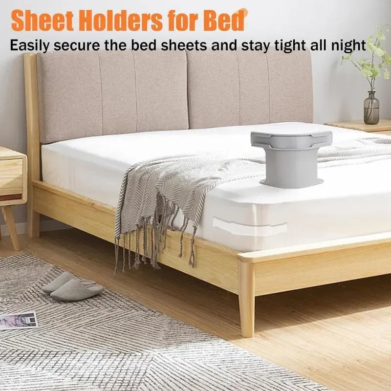 🛌4-Pack Heavy Duty Bed Sheet Clips