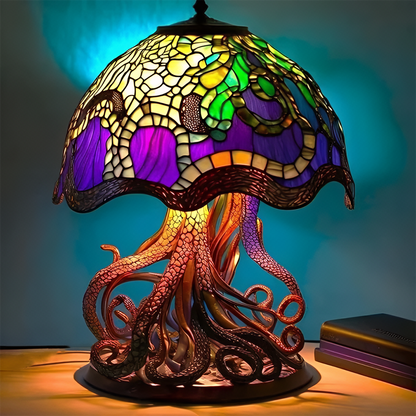 🍄 Tiffany-Style Mushroom Lamp