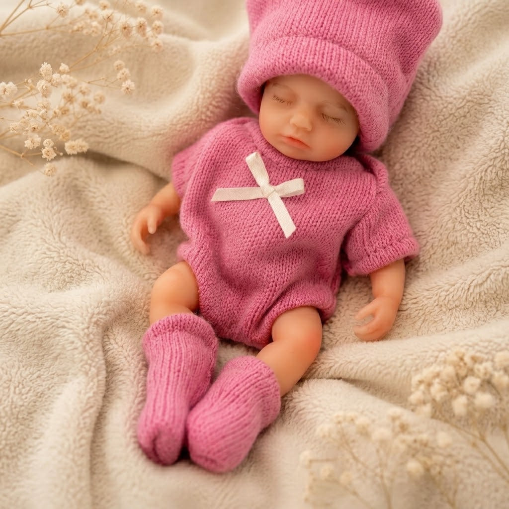 🍼 Pocket Baby™ 6" Handmade Mini Silicone Doll | Made For Little Moments Of Care