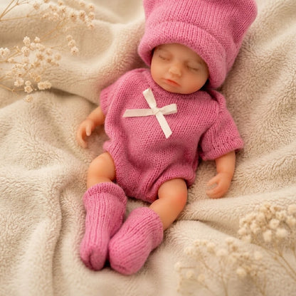 🍼 Pocket Baby™ 6" Handmade Mini Silicone Doll | Made For Little Moments Of Care