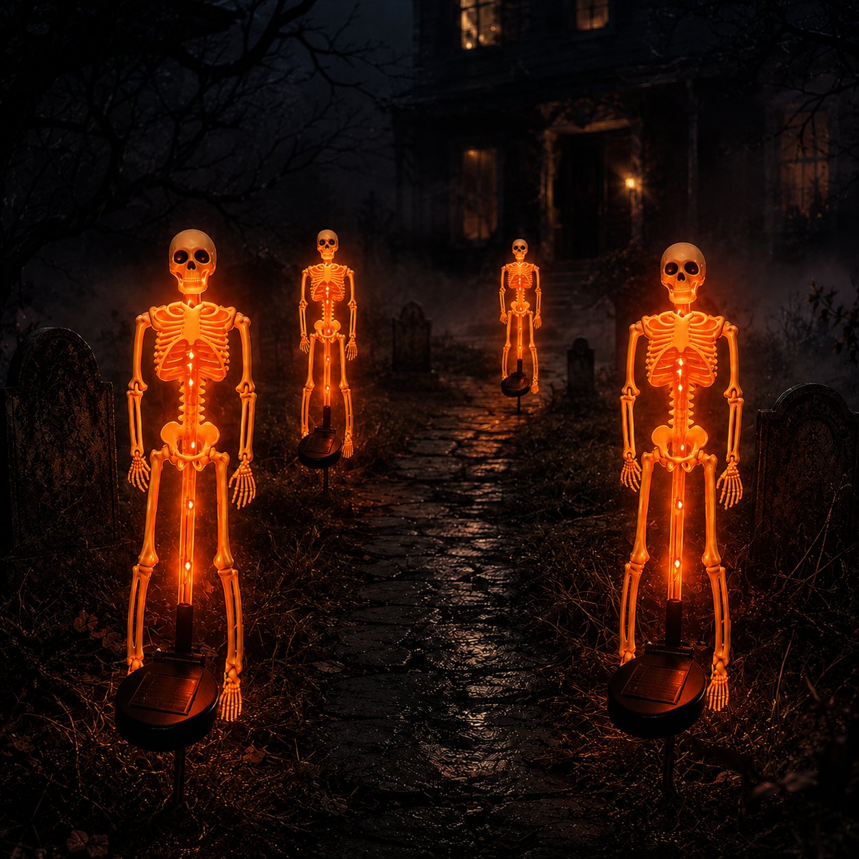 🎃 Halloween Early Bird Sale 🔥💀 Solar Skeleton Yard Stake