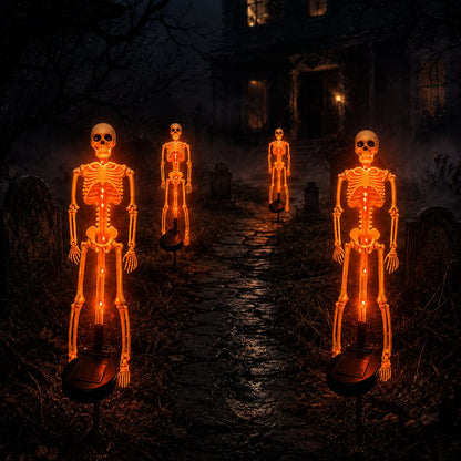 🎃 Halloween Early Bird Sale 🔥💀 Solar Skeleton Yard Stake