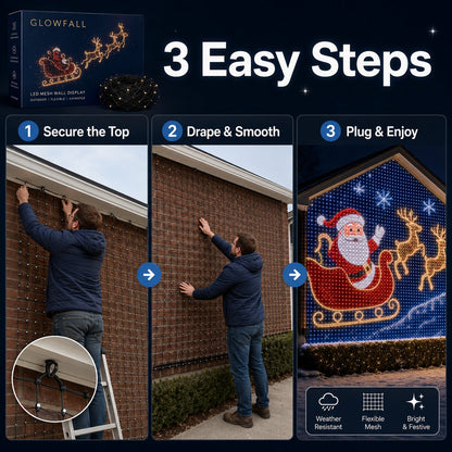 🎄 Transform Your Space with Magic| DIY Programmable Smart Curtain Lights ✨