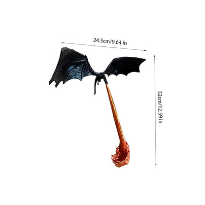 Dragon Flame Bookshelf – Decorative Bookend