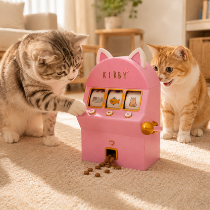 Cat Vending Machine™ – Interactive Treat Dispenser Puzzle Toy for Cats