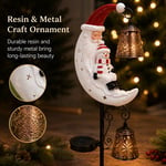 🔥🔔 Christmas Moon Solar Stake Light