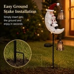 🔥🔔 Christmas Moon Solar Stake Light
