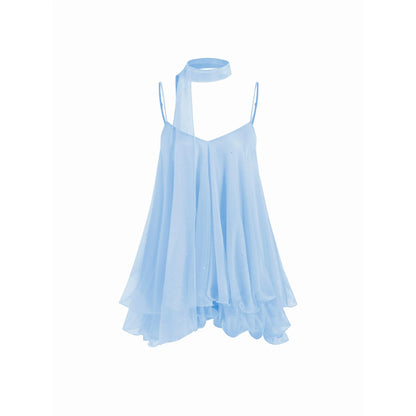 ✨FESTIVAL READY: THE V-NECK HALTER RUFFLED MINI DRESS — YOUR GO-TO FOR SUMMER STYLE!✨