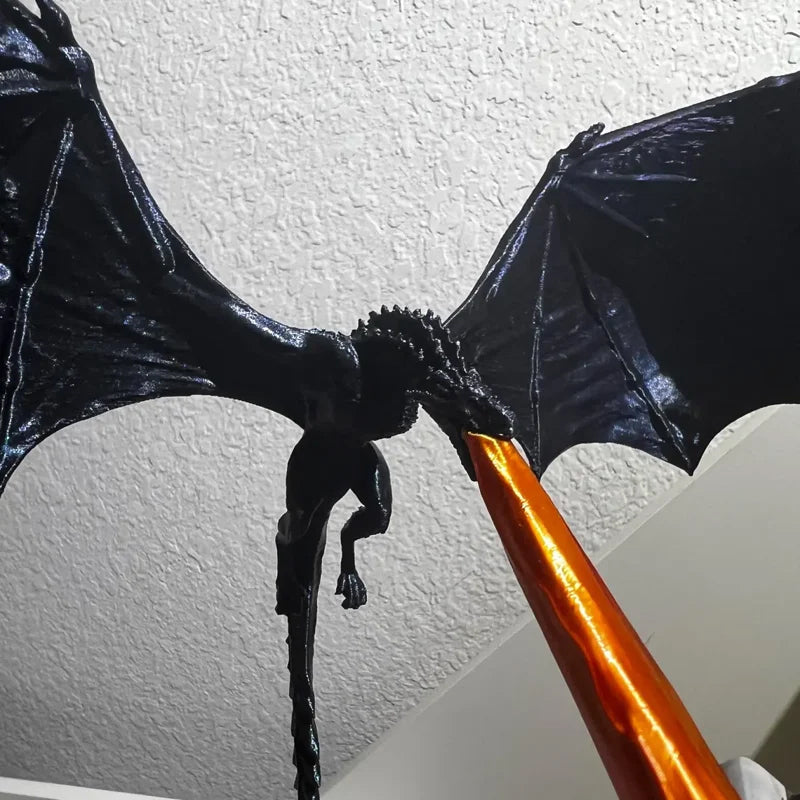 Dragon Flame Bookshelf – Decorative Bookend