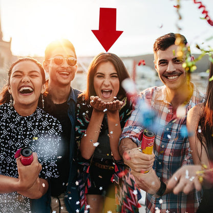 Red Arrow Locator Headband – Funny Gift for Girlfriend at Festivals or Crowds