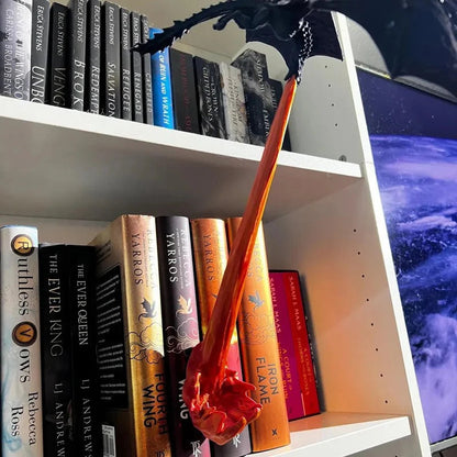🐉Fly-By Fire Breathing Dragon Bookshelf Decor
