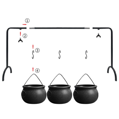 🧙♀️ Hocus Pocus Halloween Witch Cauldron Decor