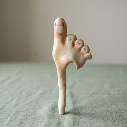 Holiday Special: Handmade Quirky Ceramic Foot Straw