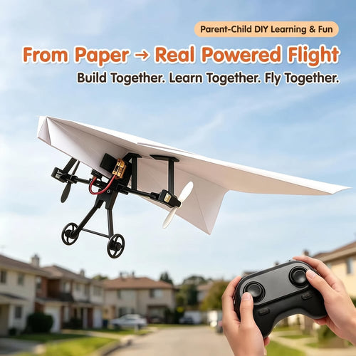 🛩️Parent-Child DIY RC Paper Plane Kit – Build, Learn & Fly Together