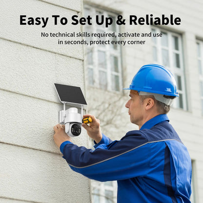 🏠Solar Powered 4G Security Camera