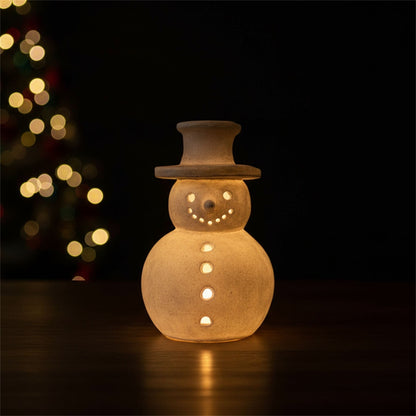 🔥Christmas Sale🎁Christmas Handmade Terracotta Snowman Figurines