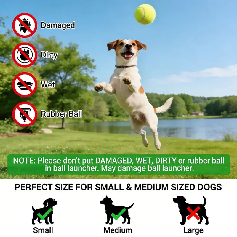 HOLIDAY PET ESSENTIAL SALE | Automatic Dog Ball Launcher Toy