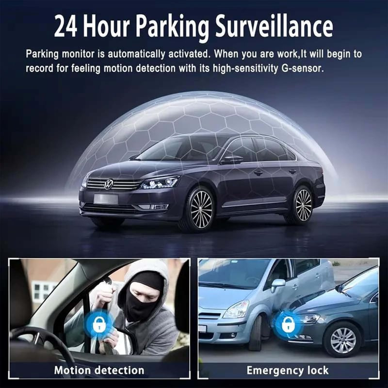 🚘 Drive Safer Today – Full View Car Dashcam System