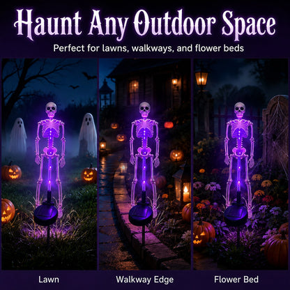 🎃 Halloween Early Bird Sale 🔥💀 Solar Skeleton Yard Stake