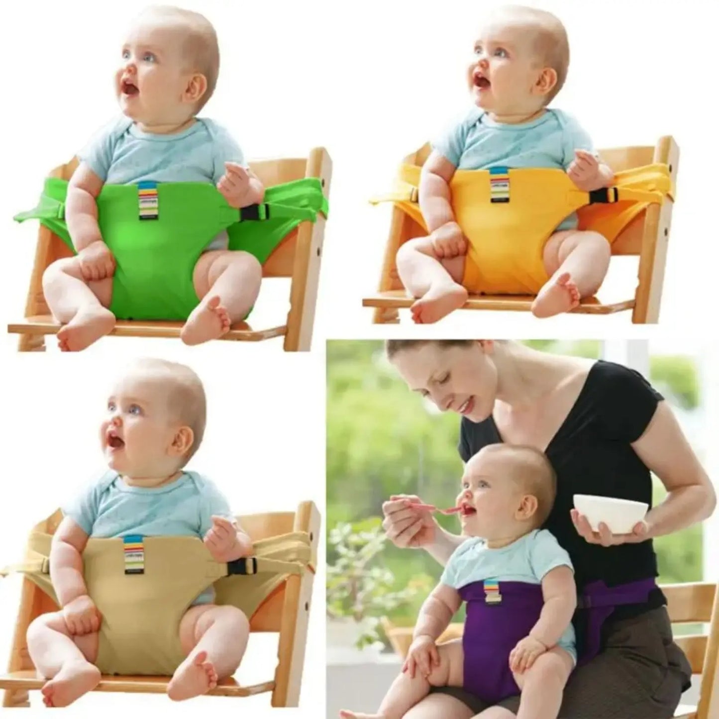 👶 Portable Baby High Chair Harness Seat