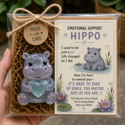 🎁Buy 3, Get 1 Free 💛 Emotional Support Glass Animal Gift – A Little Reminder You Matter.