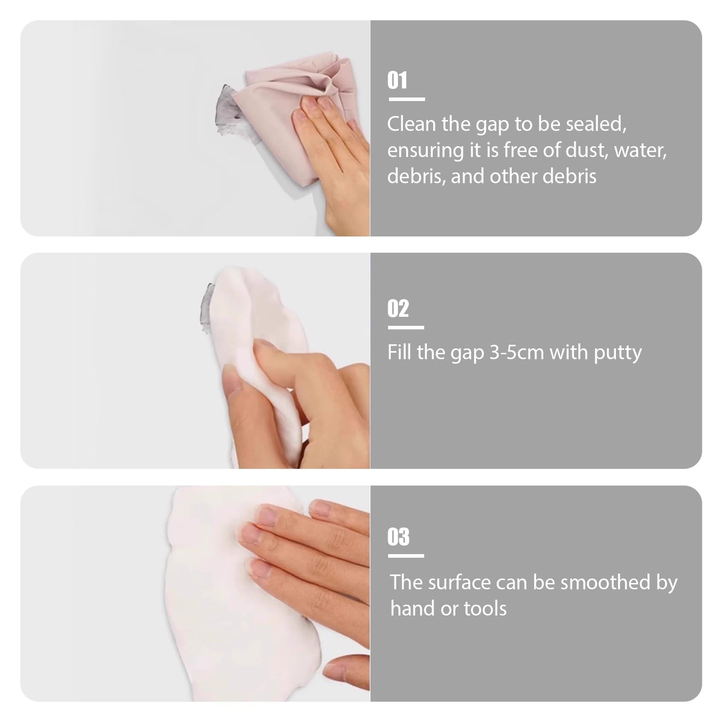 🏠 Fix Small Problems Fast with Moldable Sealant Clay!